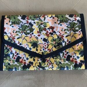 Thirty-One Floral Clutch - Yellow, Green, Black